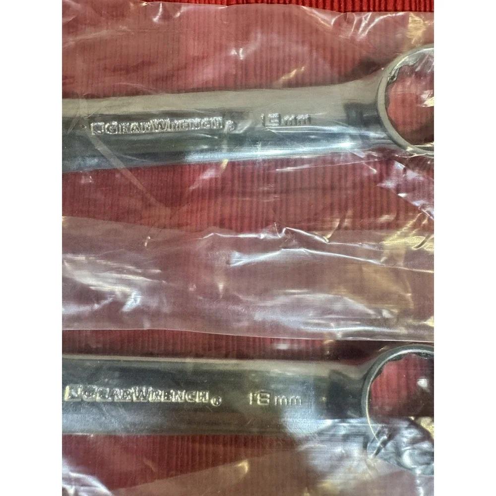 GearWrench 81904 10 Pc Metric Stubby Fixed Combination Wrench Set NEW